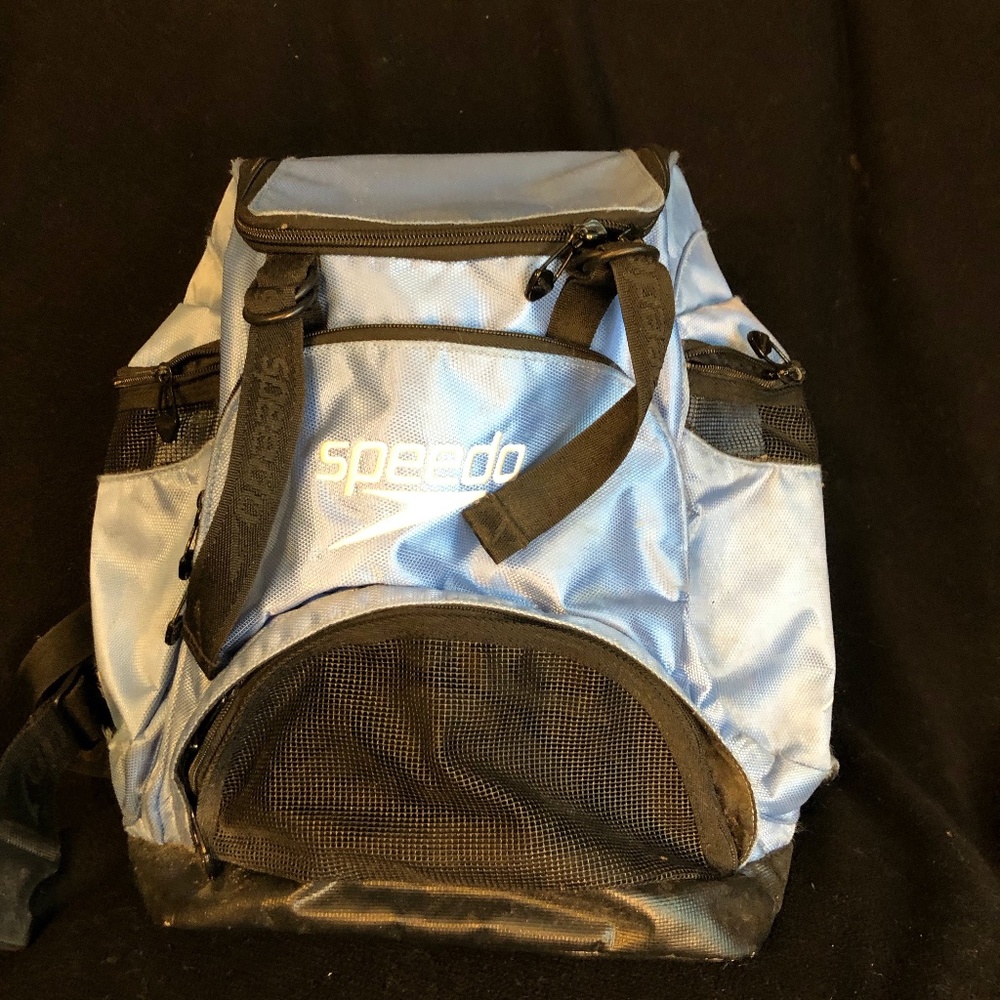 Baby Blue Speedo Swim Bagpack Bag